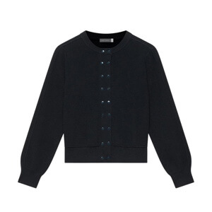 Mint Velvet Navy Lightweight Cotton Blend Cardigan